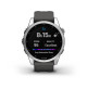 fēnix 7S - Silver with Graphite Band - 42mm - Standard Edition - 010-02539-01 - Garmin